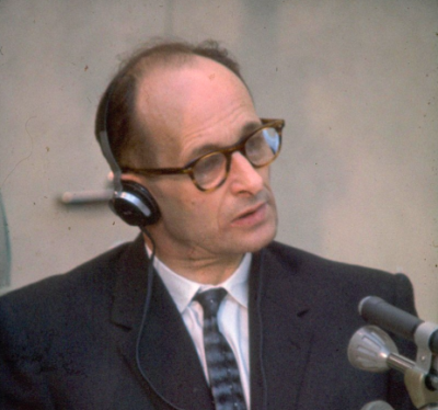 Adolf Eichmann lors de son procès en 1961. (photo: Israel National Photo Collection)