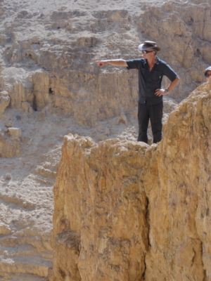 Le professeur Vieweger sur un site de fouilles en Israël (photo : privée)