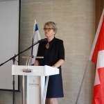 La conseillère nationale Corina Eichenberger a averti entre autres du lancement d’une campagne de délégitimation d’Israël en 2017 (photo : Samuel Suter).