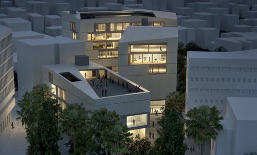 Le futur centre artistique au cœur de Jérusalem (photo : UJA-Federation of New York.)
