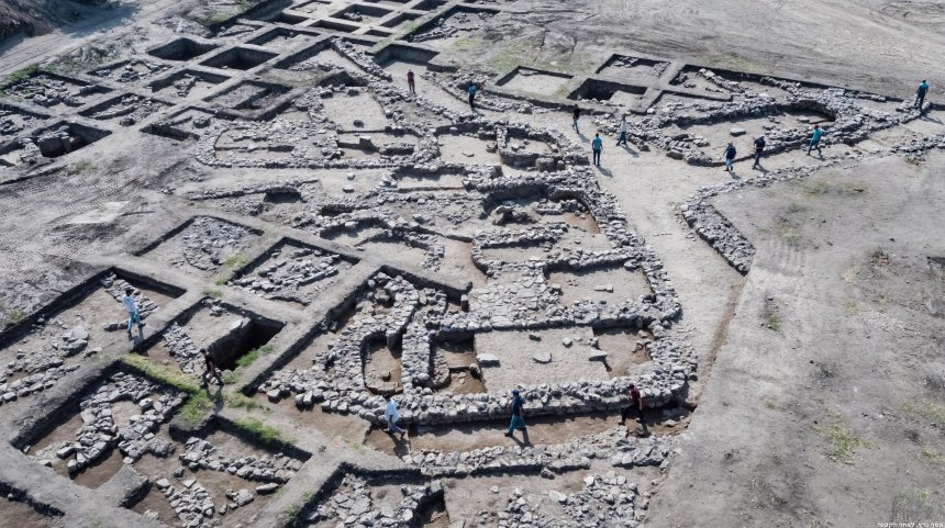 Site des fouilles d’En Esur (photo : Assaf Peretz/IAA).