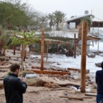 Les tempêtes ont causé des dommages sévères à Eilat, également aux récifs coralliens (photo : Heike Adler)