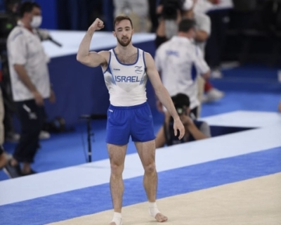 Le gymnaste Artem Dolgopyat a remporté la médaille d’or pour Israël (photo : עמית שיסל, Wikimedia Commons)